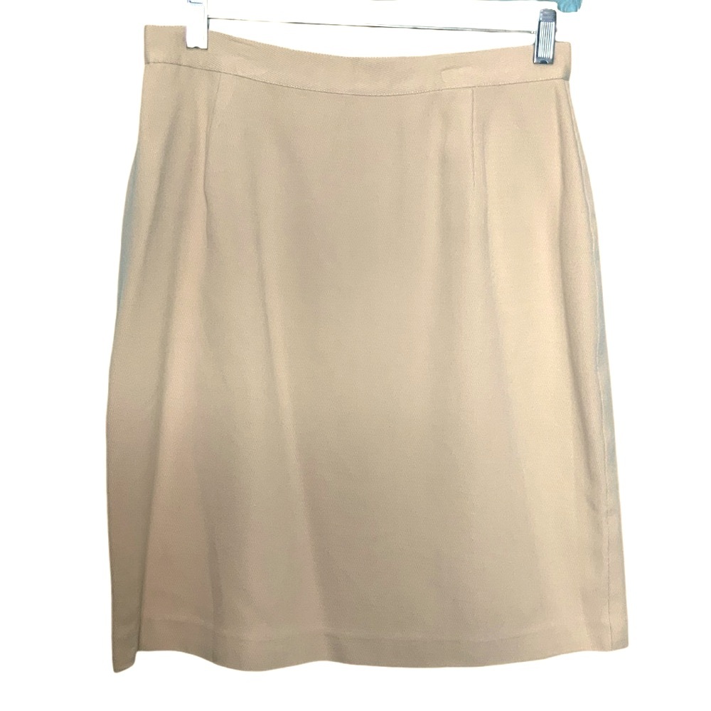 Silk / Wool Blend Lined Skirt
